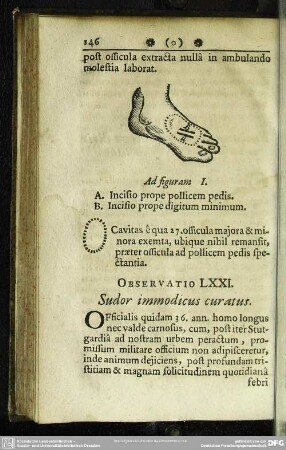 Observatio LXXI. Sudor immodicus curatus