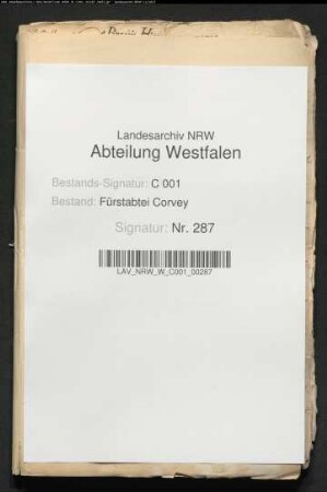 Korrespondenzen und Verhandlungen in der Bursfelder Kongregation