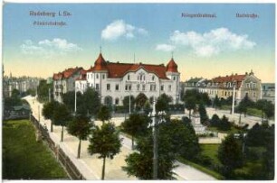 Radeberg. Friedrichstraße - Badstraße - Restaurant Lindenhof