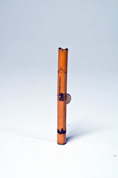 open longitudinal flute with finger holes