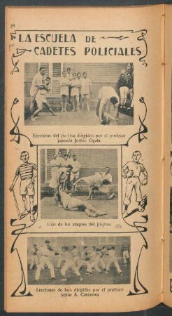 La escuela de cadetes policiales - [Ilustración]