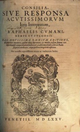Consilia utriusque Raphaelis