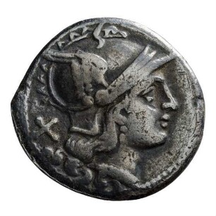 Münze, Denar, 211 v. Chr.