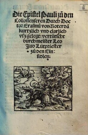 Die Epistel Pauli zu den Collossenseren