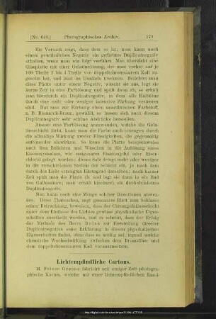 Lichtempfindliche Cartons