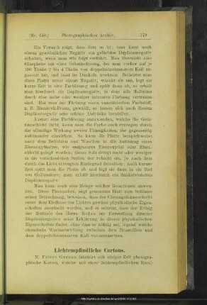 Lichtempfindliche Cartons
