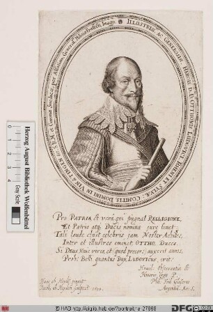 Bildnis Otto Ludwig Graf zu Salm, Wild- u. Rheingraf zu Kyrburg