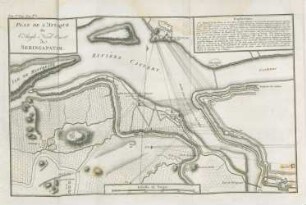 Plan de l'attaque de l'angle nord-ouest de Seringapatam