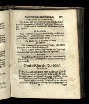 Von der Rhur oder Durchlauff Diarrhoea