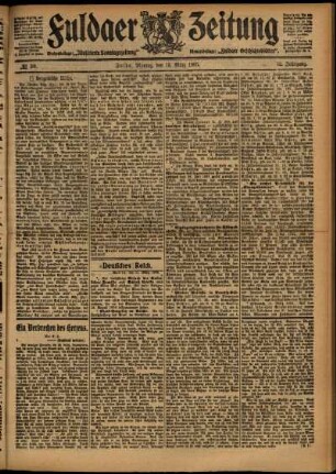 Ausgabe vom Montag, den 13. März 1905.