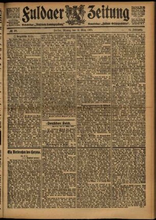 Ausgabe vom Montag, den 13. März 1905.