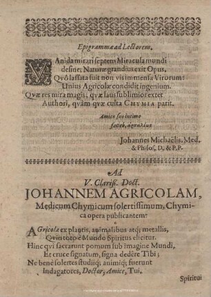 Epigramma ad Lectorem...