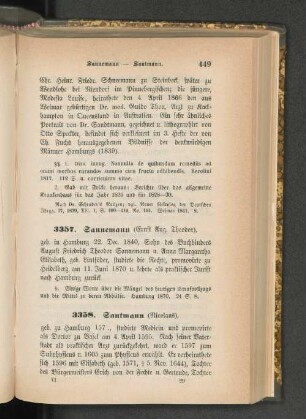 3358. Santmann (Nicolaus)