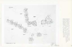 Wohnbauten für Gastarbeiter, Berlin-Kreuzberg (Diplomarbeit bei Willy Kreuer): Grundriss 1. Obergeschoss 1:200