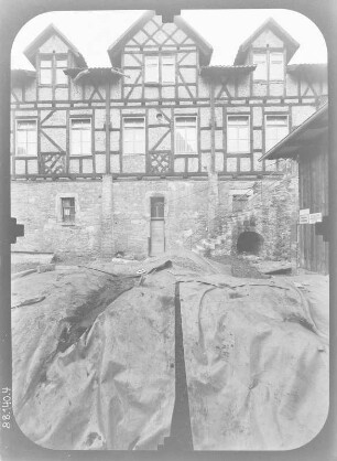 Wasungen, Schulgasse 2. Weyenhof (1630-1632). Hofansicht