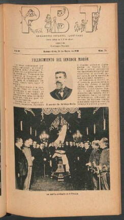 Fallecimiento del senador Morón