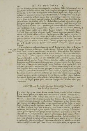 LXXVII. Ad S. Leodegarium in Silva Lisga seu Lisica. ubi de Silva Aquilina.