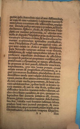 Auspice divina gratia et iussu serenissimi et potentissimi Electoris Brandenburgici &c. &c. Christianus Thomasius, ICtus, ... scholas philosophicas & iuridicas, publicas & privatas, Halae Saxonum post festum pentecostes currentis anni 1690 aperiendas publice indicit