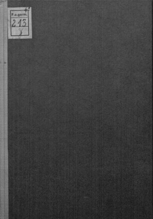 Zur Geschichte und Literatur des Meistergesanges in Oberösterreich : mit Benützung bisher uned. Hss.