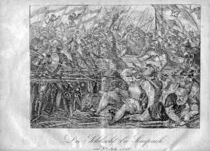 Die Schlacht bei Sempach am 9ten July 1386