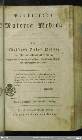 Praktische Materia Medica