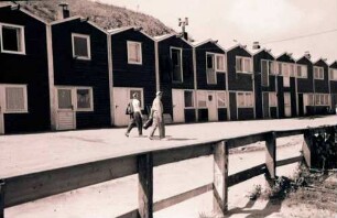 Helgoland: Fischerhäuser, Teil der Häuser