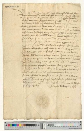 Präsentation an Propst Jacob Schomaker für eine Vikarie am Lamberti Altar der Lambertikirche [lat].