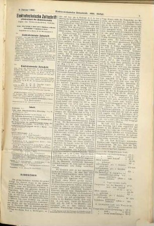 Elektrotechnische Zeitschrift : ETZ ; Organ des Verbandes Deutscher Elektrotechniker (VDE). 11. 1890