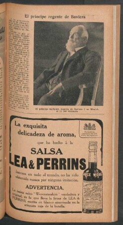 El príncipe regente de Baviera