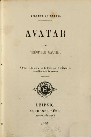 Avatar : Collection Hetzel