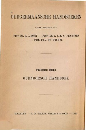 Oudnoorsch handboek