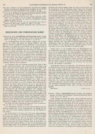 860-861 [Rezension] Sauser, Ekkart, Frühchristliche Kunst