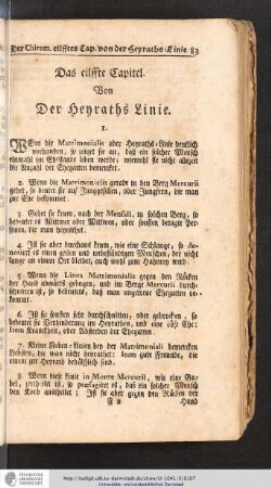 Von der Heyraths Linie