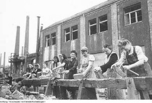 Freital-Döhlen. Stahlwerk Döhlen, Oktober 1948