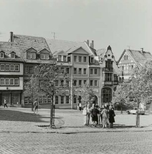 Gotha. Westseite des Hauptmarkts