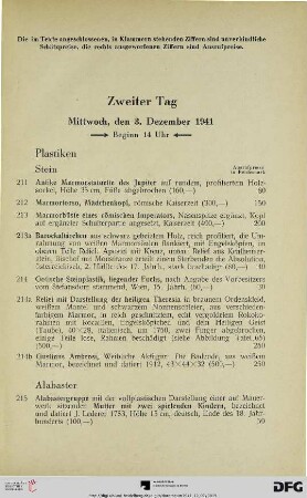 Plastiken (Nr. 211-263)
