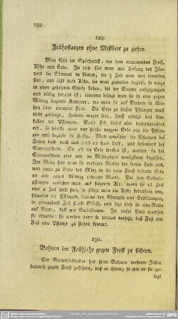 130. Bohnen im Frühjahr gegen Frost zu sichern