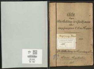 Ausstellung der Quittung über empfangenen Ostseeroggen