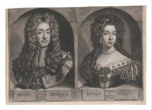 King James II. und Queen Mary