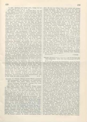 429-430 [Rezension] Link, Wenzeslaus, Wenzel Lincks Werke