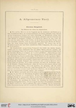 Erstes Kapitel. Die Malerei der Alten im Allgemeinen