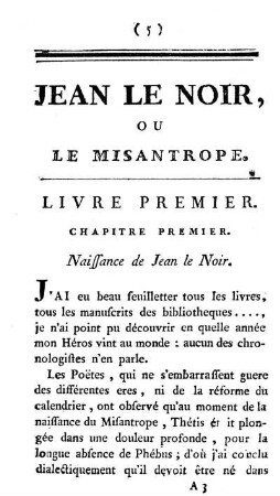 Chapitre Premier. - Chapitre X.