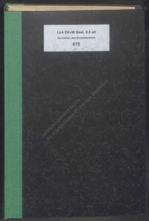 Die Parochial-Verhältnisse von Sieker, Stieghorst und Hillegossen