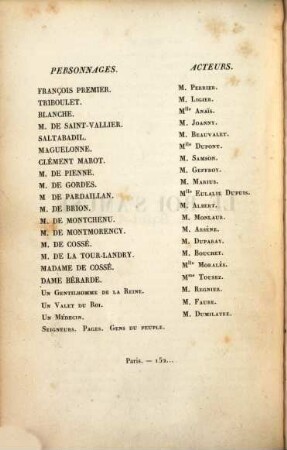 Oeuvres complètes : drames, 1. Le roi s'amuse