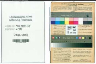 Entnazifizierung Maria Olligs , geb. 03.01.1913 ()
