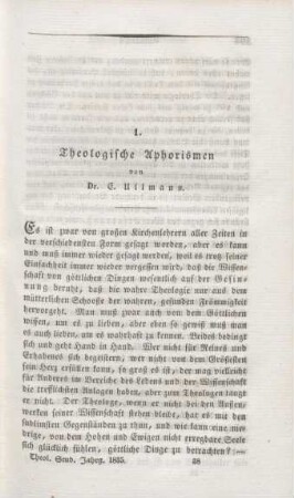 593-616 Theologische Aphorismen