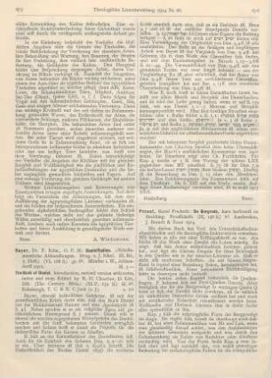 675-676 [Rezension] Bayer, Edmund, Danielstudien