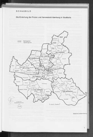 Die Einteilung der Freien und Hansestadt Hamburg in Stadtteile