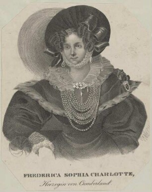 Bildnis der Frederike Sophia Charlotte, Herzogin von Cumberland