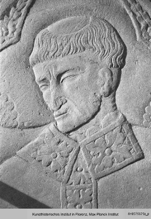 Grabplatte des Presbyters Landus